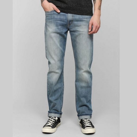 Levi's Other - Levi's Blue Medium Wash 513 Slim Straight Leg Denim Jeans